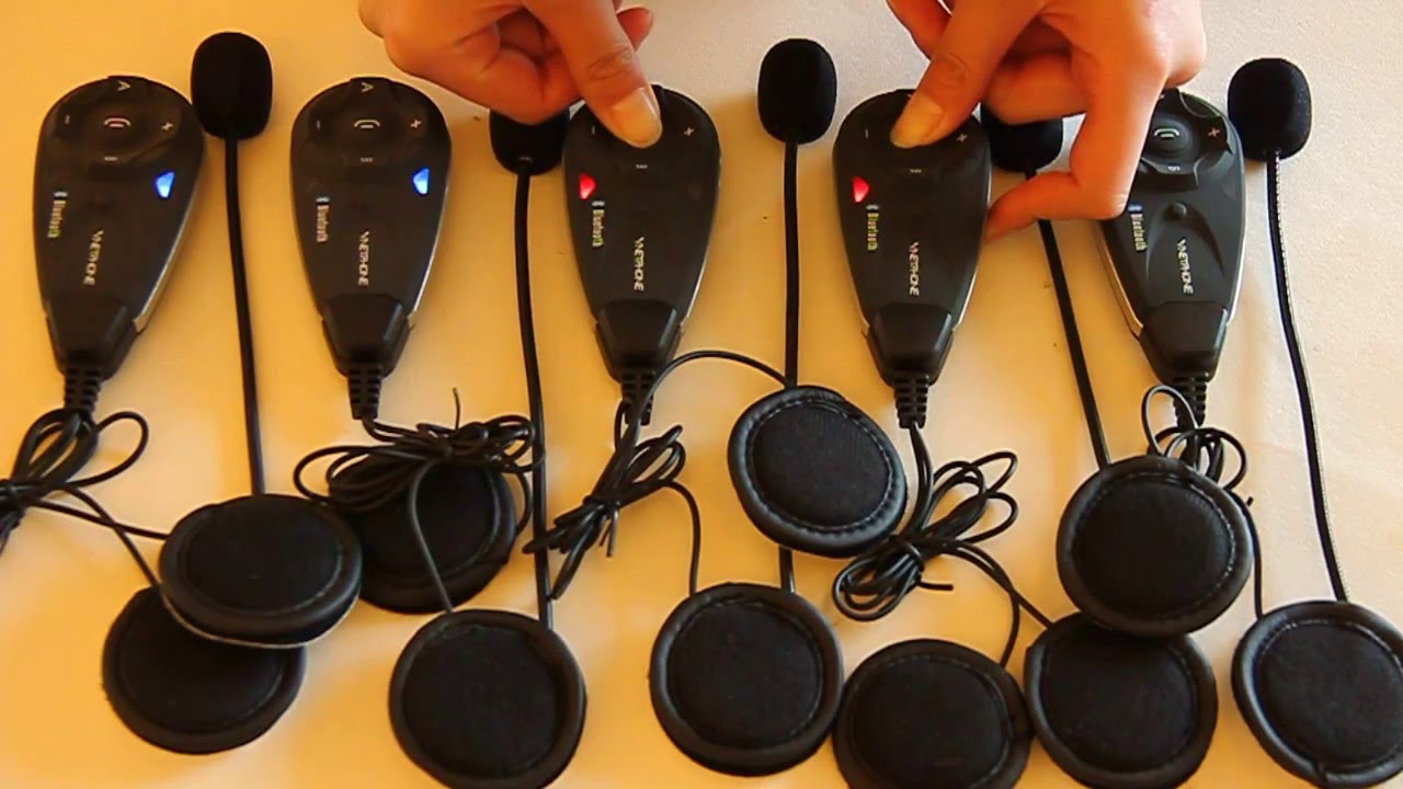 How to Pair 5pcs V5 Intercom and How to Quit the Group Talking
