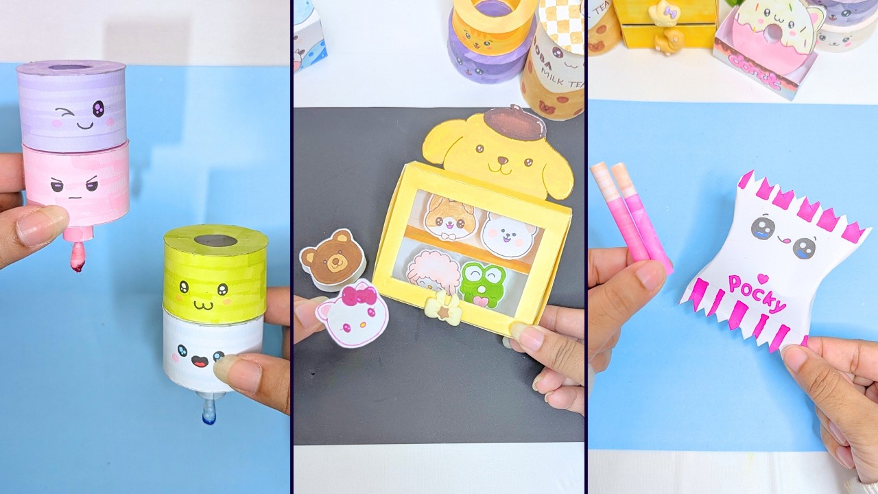 School Projects | Miniature Crafts | DIY Origami | Home Decor | Kawaii Aesthetic | Art and Craft