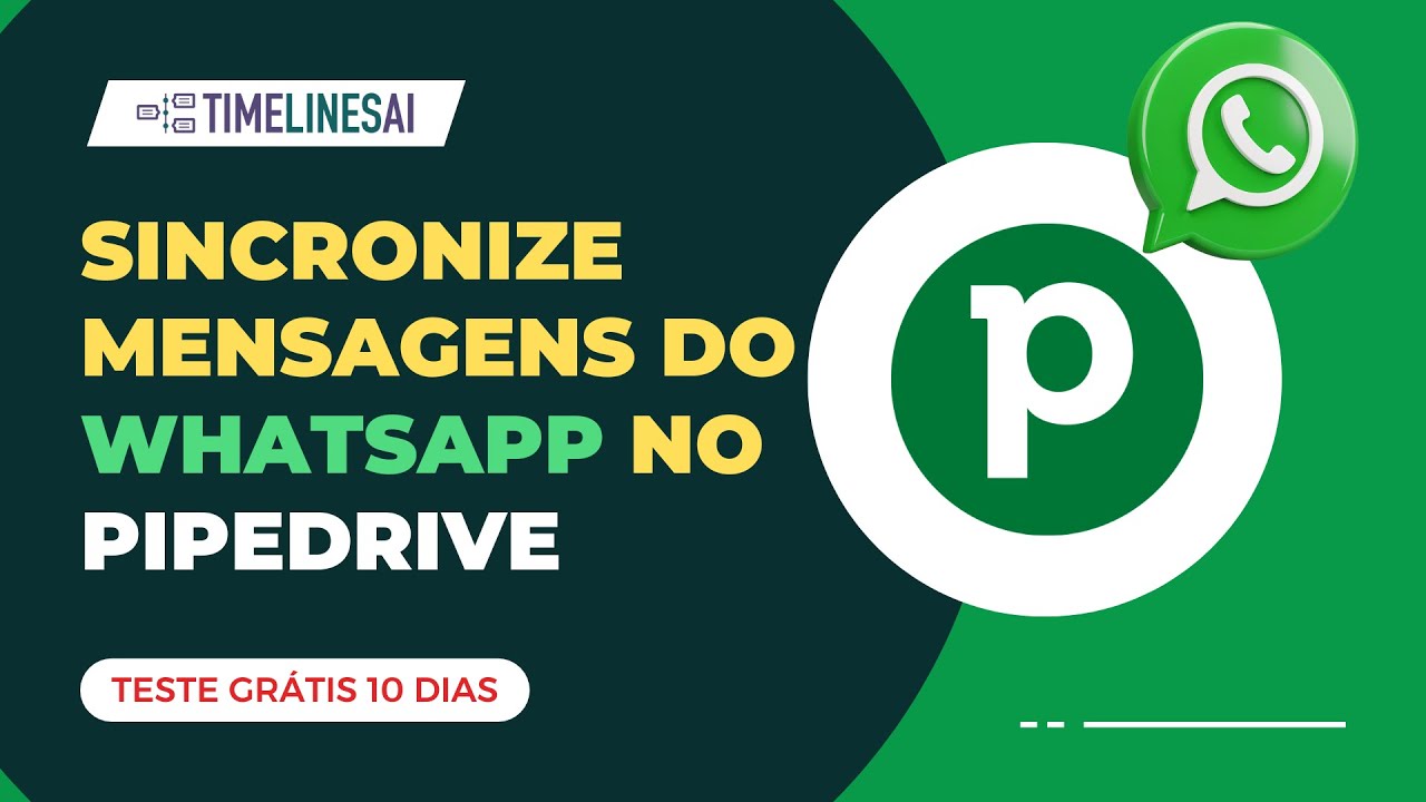 Como Sincronizar Conversas, Anexos e Grupos do WhatsApp no Pipedrive | TimelinesAI CRM