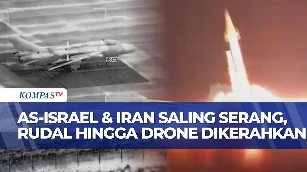 Pangkalan Iran Diserang, Perang AS-Israel vs Iran: Rudal & Drone Hujani Pangkalan AS dan Israel
