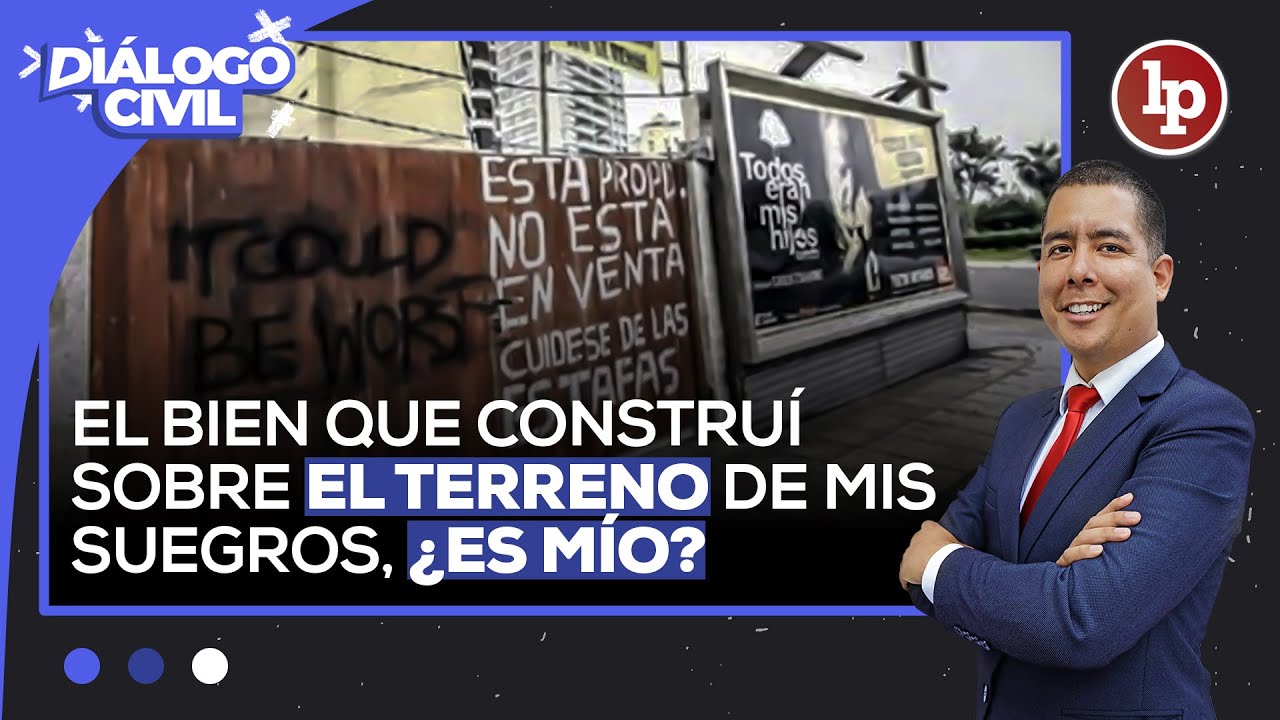 El bien que construí sobre el terreno de mi suegros, ¿es mío?
