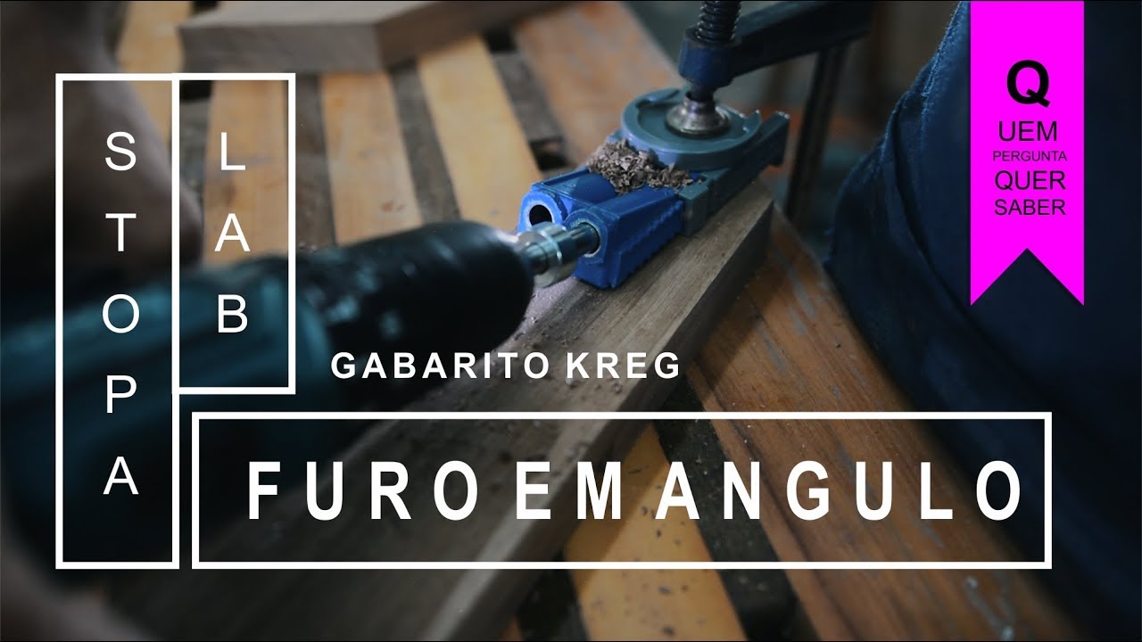 Furo em ângulo com Kreg - Quem pergunta quer saber - STOPA LAB MARCENARIA #22