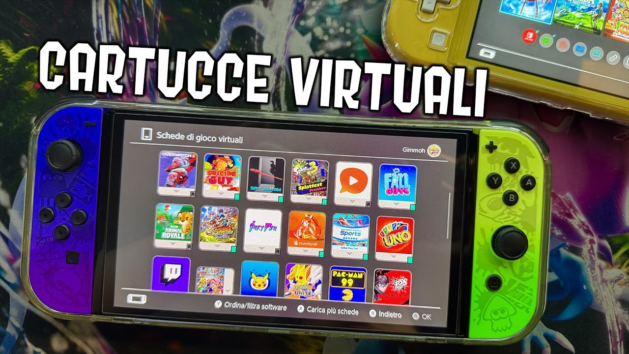 Proviamo le CARTUCCE VIRTUALI di NINTENDO SWITCH!