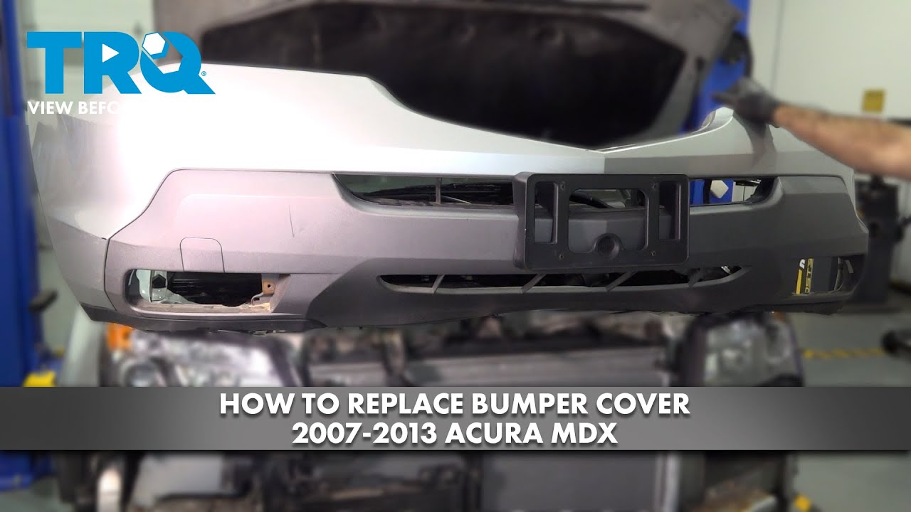 Как заменить крышку бампера Acura MDX 2007-2013