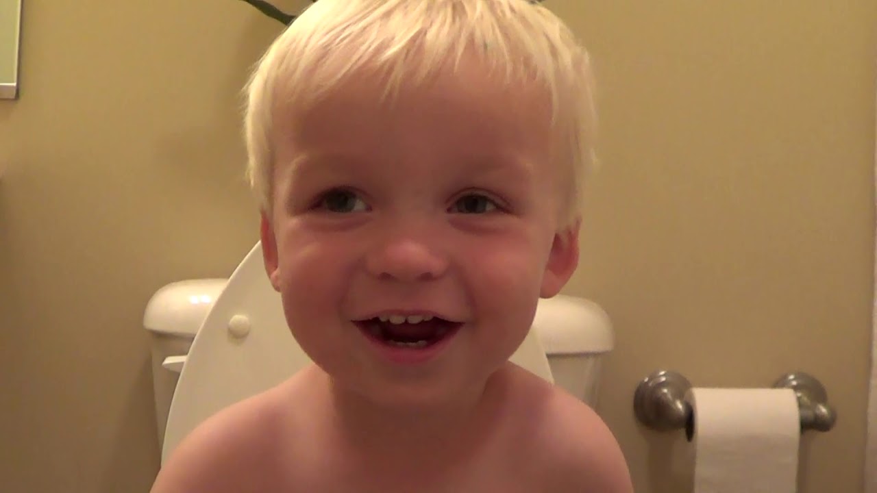 Charlie on the Potty