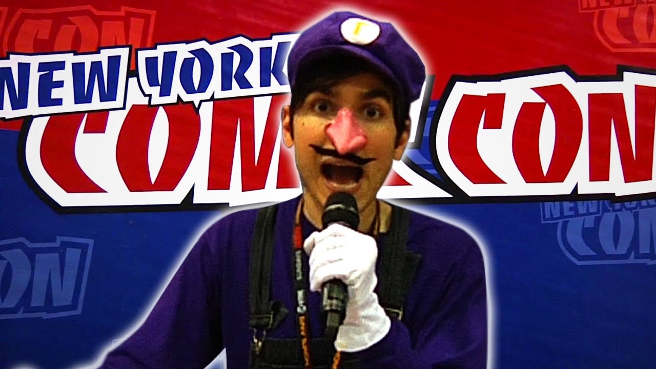 Waluigi Terrorizes New York Comic Con 2011
