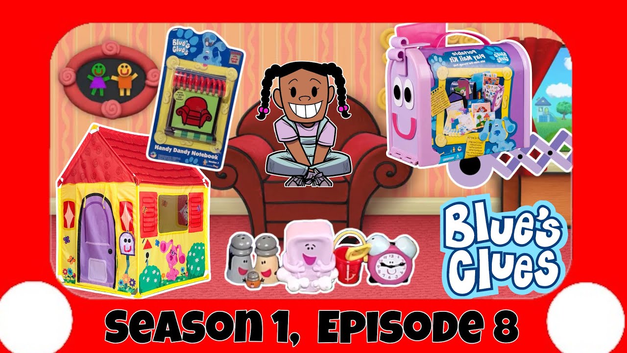My HUGE Vintage Blue's Clues Haul and Collection! - (S1, E8)