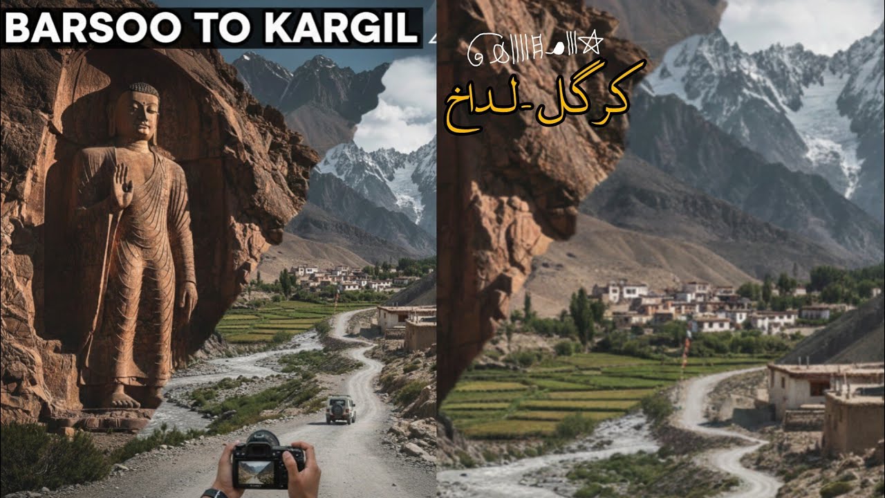 Journey from Barsoo to Kargil | Exploring the Ancient Maitreya Buddha at Kartse Khar 🏔️✨