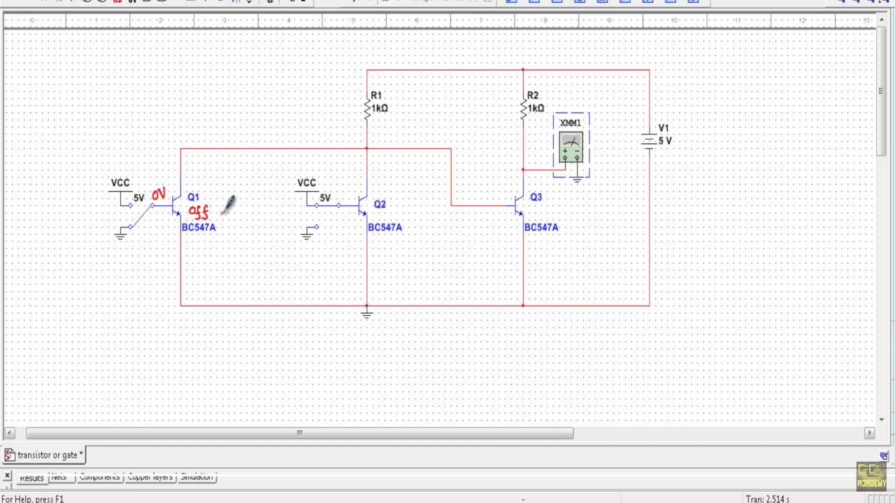 Transistor OR Gate