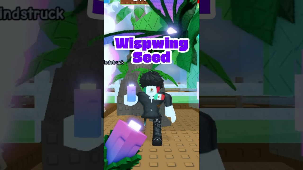 Getting The NEW Wispwing Seed In Grow a Garden! #roblox #growagarden #fyp