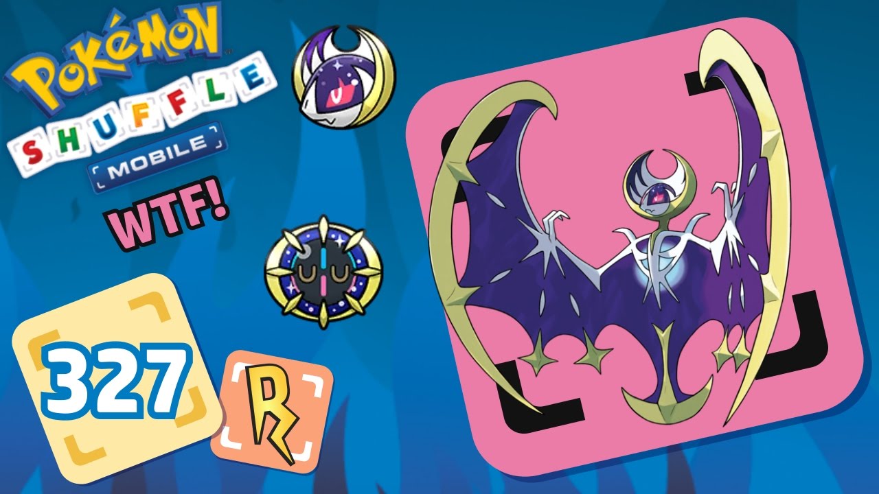 Pokémon Shuffle Mobile - LUNALA! WTF + Cosmoem
