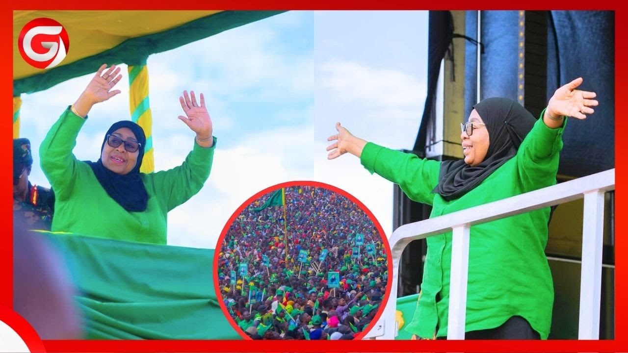 🔴#Live: DKT SAMIA AIBUKA na MOTO MKALI wa KAMPENI za URAIS CCM - UMATI WAFURIKA CHAMWINO - DODOMA