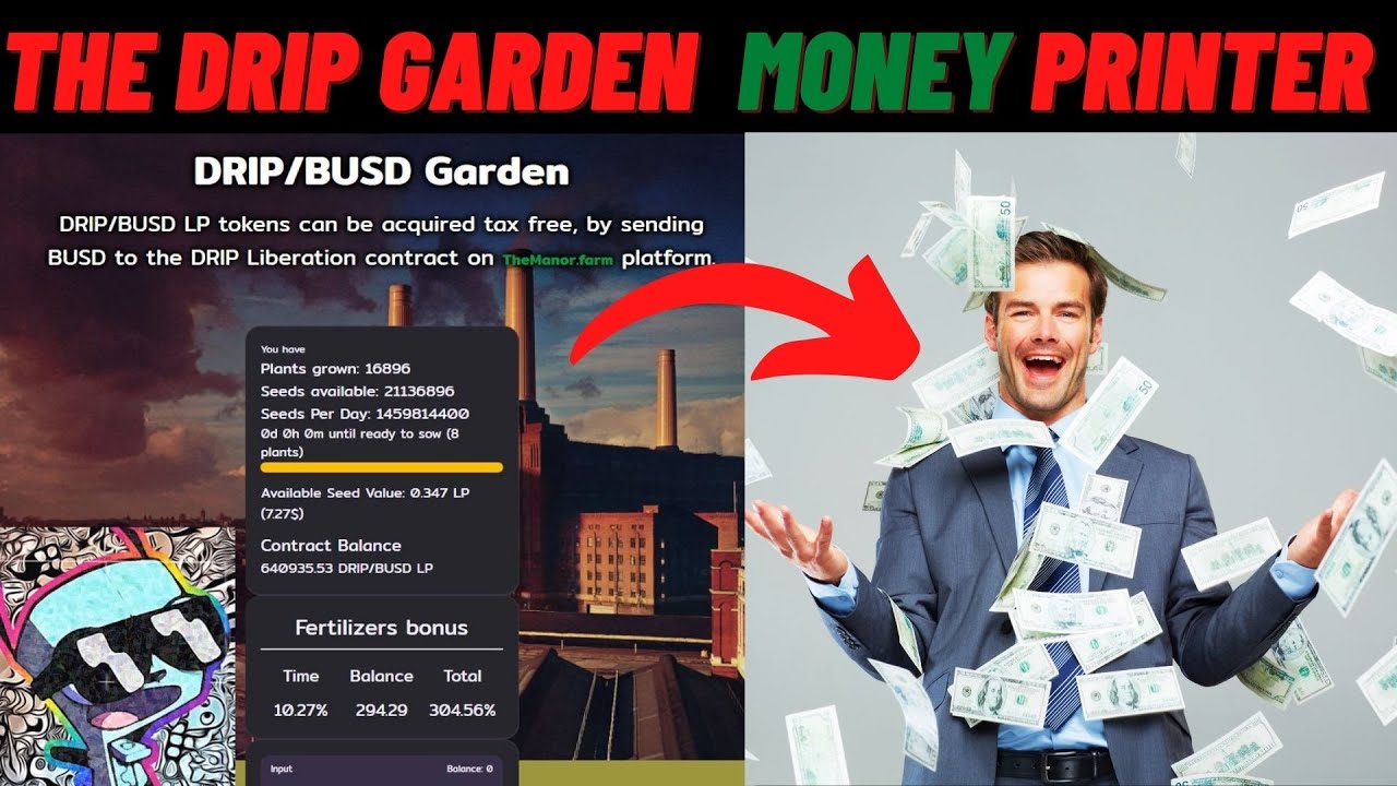 THE DRIP GARDEN MONEY PRINTER| WHY IM STILL BULLISH
