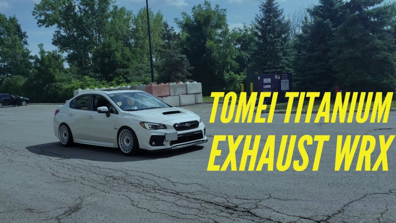 Installing Tomei Titanium Cat-back Exhaust on 2018 Subaru WRX