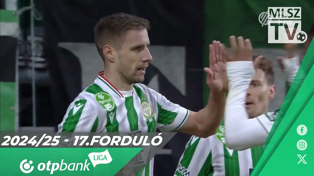 Nyíregyháza Spartacus FC - Ferencvárosi TC | 0-1 | (0-0) | OTP Bank Liga | 17. forduló | MLSZTV