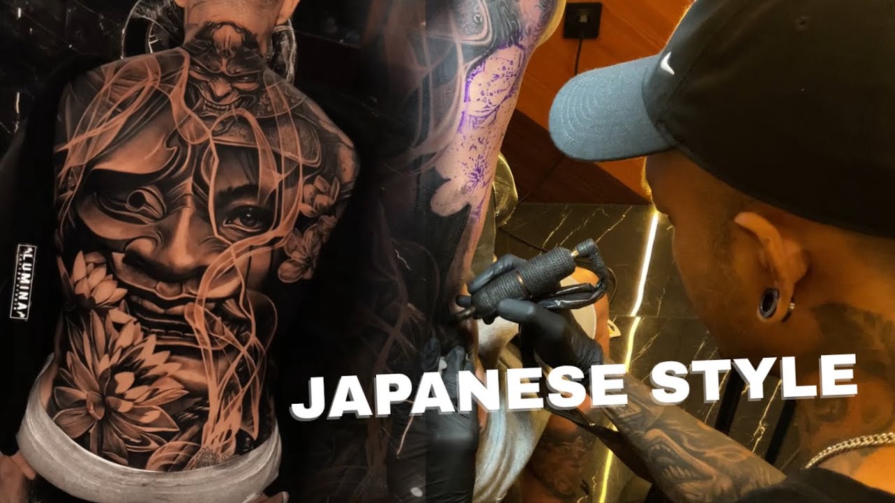 FROM SKIN TO FULL BACK JAPANESE STYLE TATTOO!!!