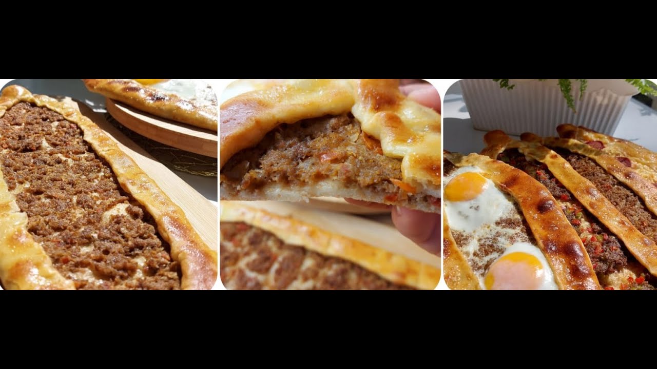 طريقة عمل بيدا || فطائر تركية || بحشوات مختلفه || Turkish Pide