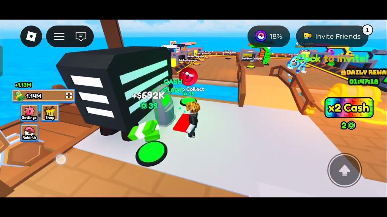 Roblox Baba rich people's money part4