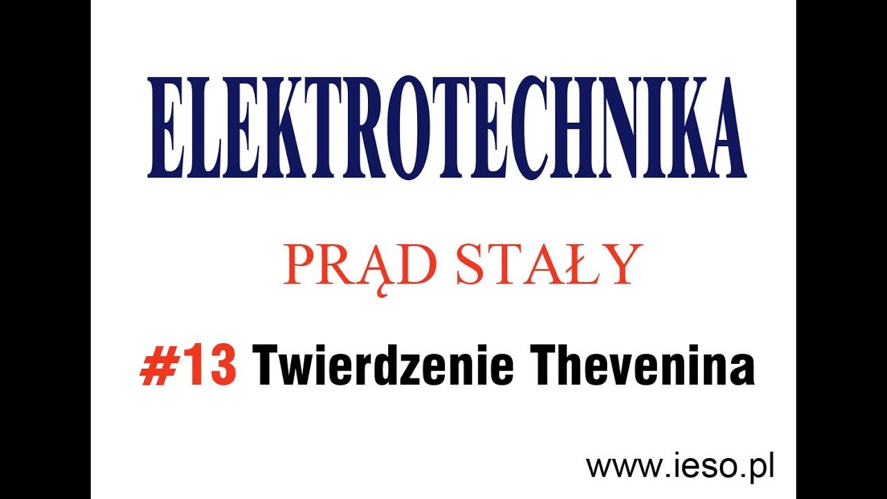 Twierdzenie Thevenina - Info