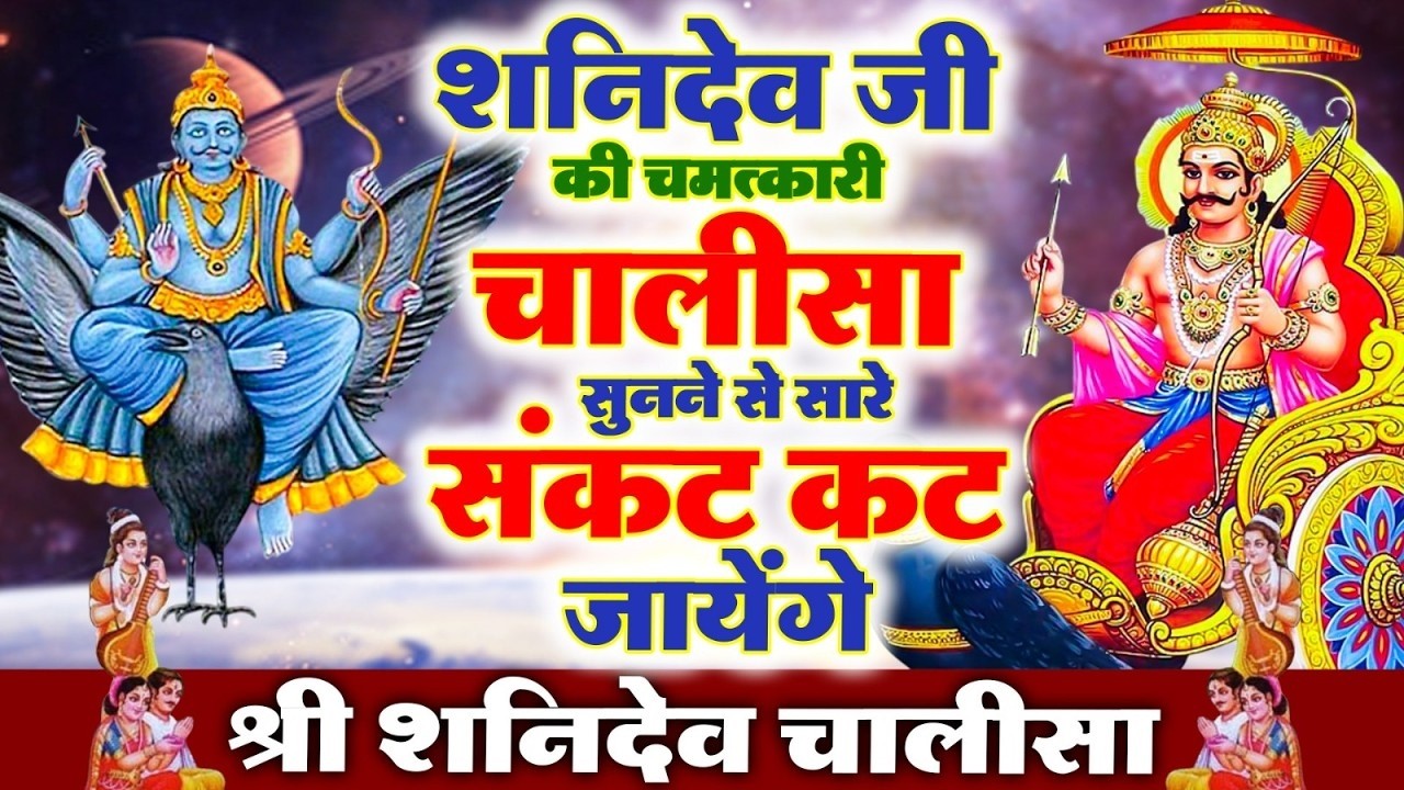 शनिवार स्पेशल : शनि चालीसा || इस चालीसा के सुनने से शनिदेव प्रसन्न होते हैं | कष्टों को मिटाते हैं