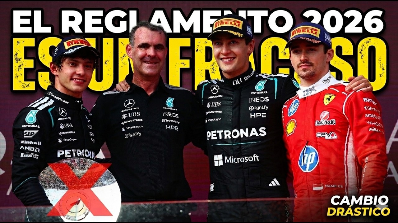 Mercedes domina la primera carrera | Todos los pilotos concordaron: Reglamento 2026 de F1 ESTÁ ROTO.
