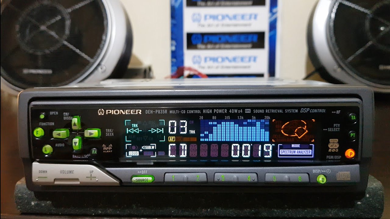 PİONEER DEH-P835R TS-202 NOSTALJİ RESİTAL ETİKETÇİ TOKYO VİNTAGE JAPAN