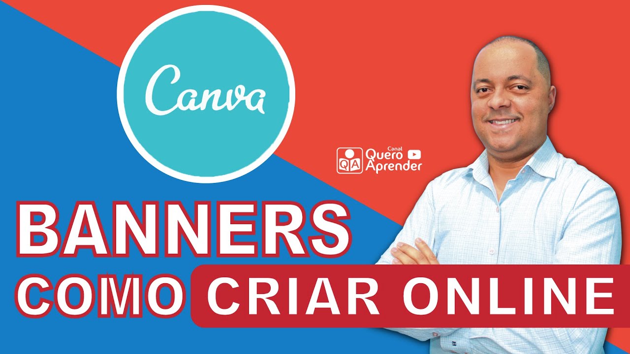 Como criar BANNERS GRÁTIS no CANVA ONLINE sem instalar programas