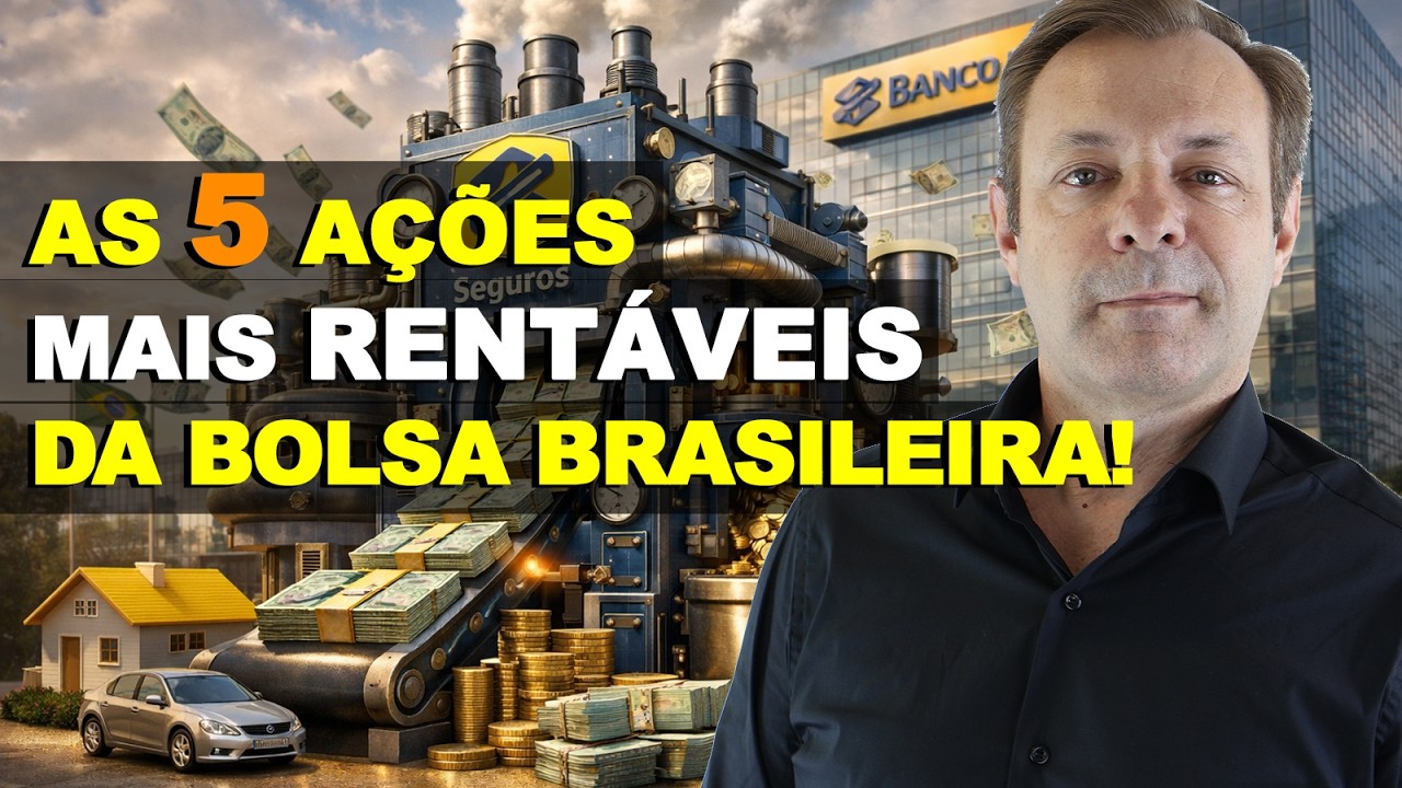 AS 5 AÇÕES MAIS RENTÁVEIS DA BOLSA! EM MARÇO DE 2026