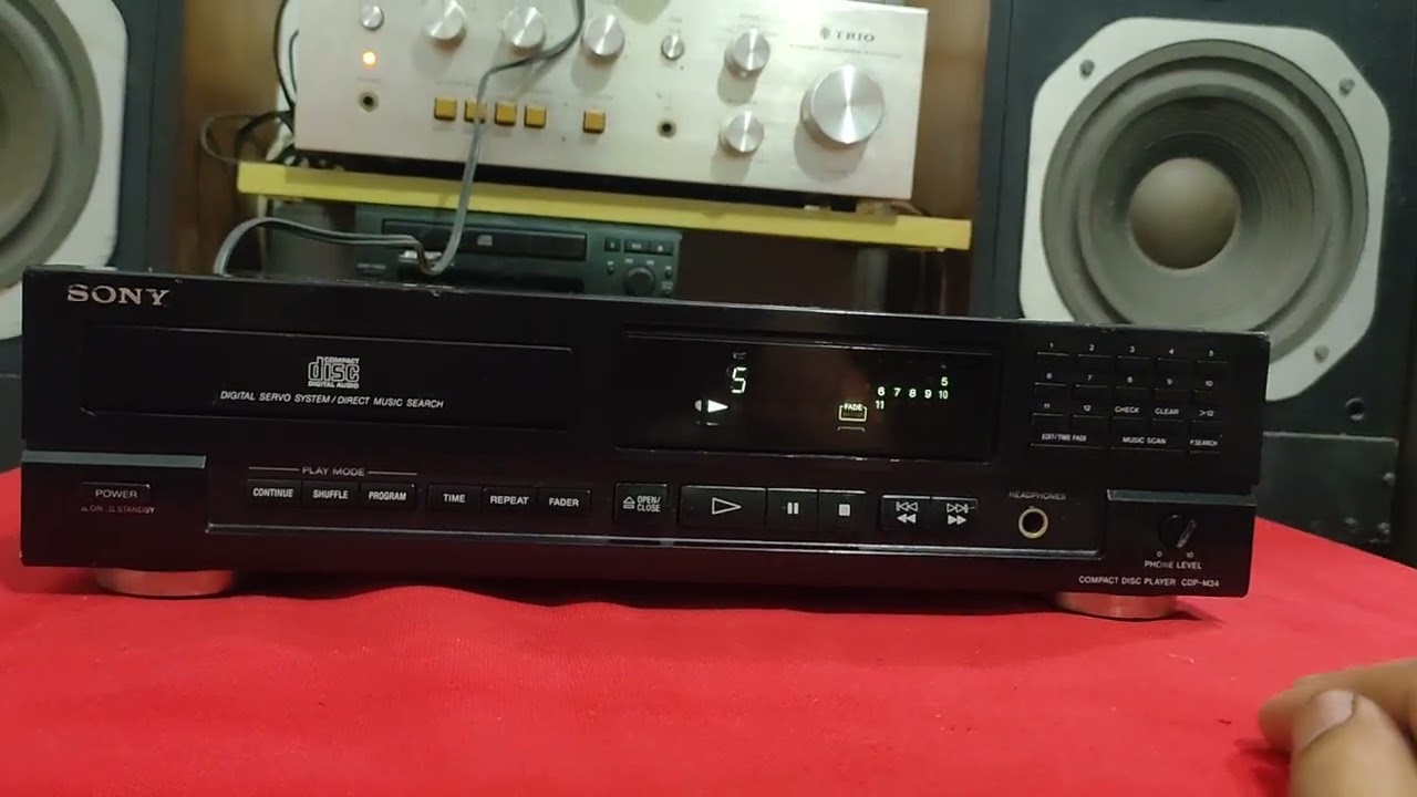 Đã Bán ra Bình Định.Đầu CD Sony CDP M34. Mắt đọc cực tốt. Đa nguồn điện. Giá 750K ☎️0984245946 TpHCM