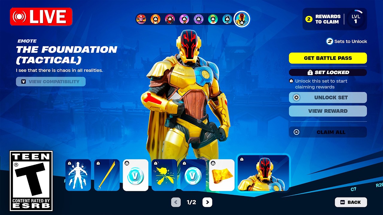 🔴NEW FORTNITE *SEASON 2* UPDATE OUT RIGHT NOW!! NEW BATTLE PASS, MAP & MORE! (Chapter 7 LIVE)