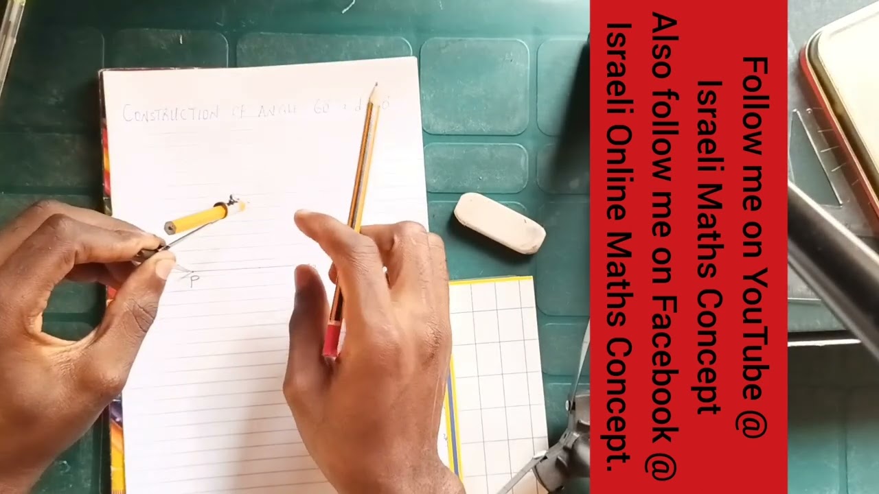 Construction of Angle 60, and 30 degrees