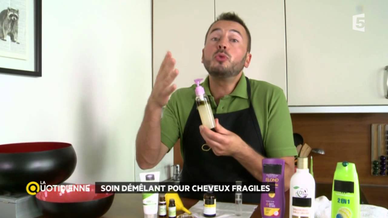 Le soin démêlant naturel pour cheveux fragiles