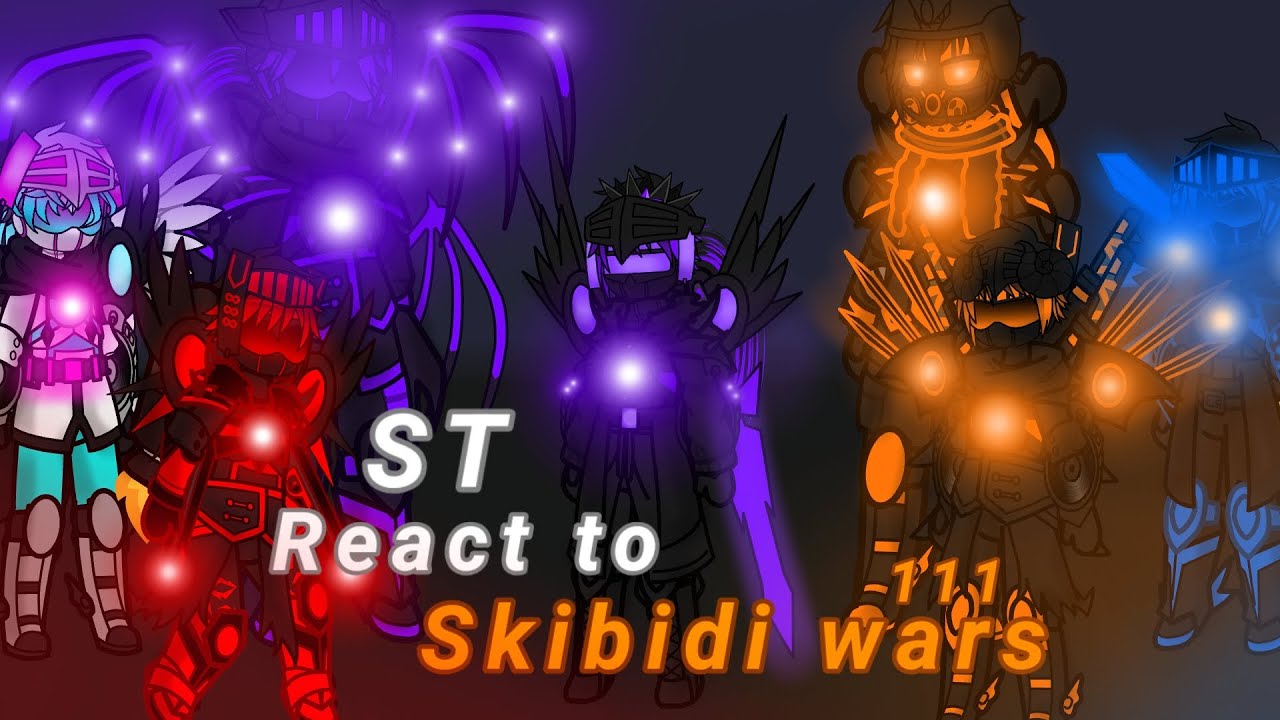 Skibidi toilet react to skibidi wars 111#gacha #animation #gachaclub #skibiditoilet #reaction