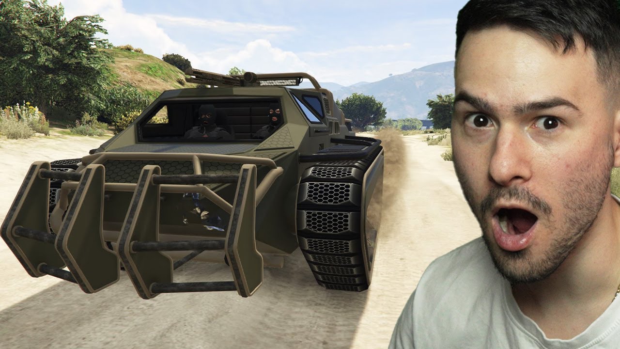 Откраднахме Топ Секретен ТАНК😱GTA 5