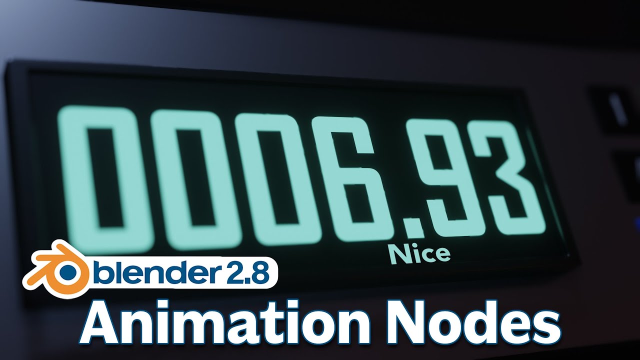Blender Tutorial - Countdown Effect with Animation Nodes