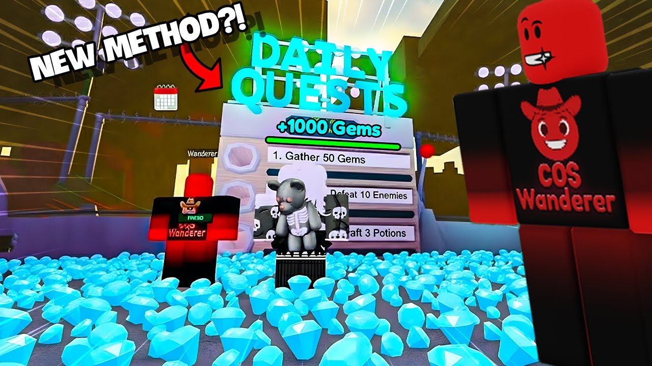 New Diamond Farm Method?! | Daily Quest Machine Update