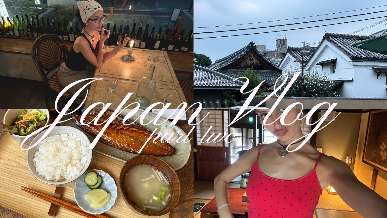 JAPAN VLOG part two, Kyoto, Osaka and Kamakura. thrifting, eating and cozy stays.