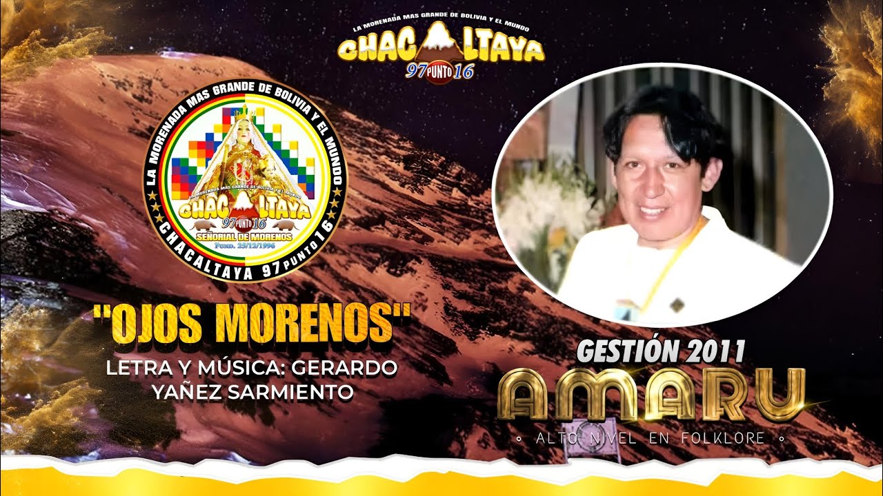 Gerardo Yañez - Ojos Morenos • Chacaltaya 97punto16 Gestión 2011 (Audio Oficial)