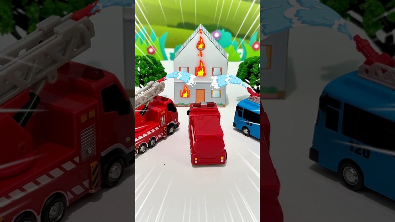 Tim Penyelamat Pemadam Kebakaran - Tayo The Little Bus #shorts #short #tayo
