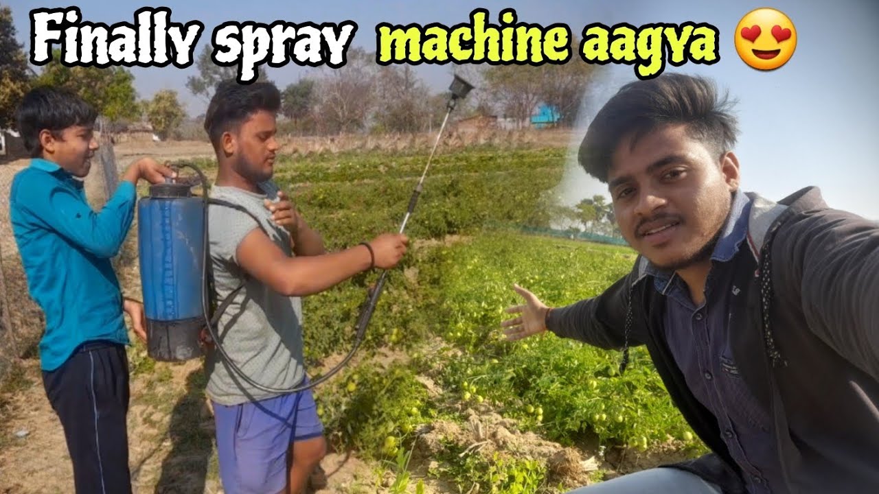 Finally spray machine aagya 😍 #dailyvlog 