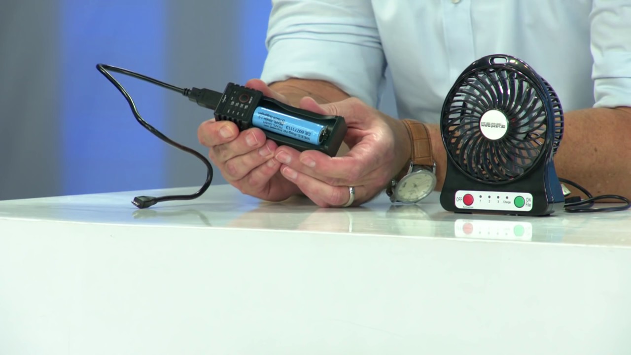 revolt 2in1-USB-Reise-Akkuladegerät mit Powerbank-Funktion, auch für Li-Ion