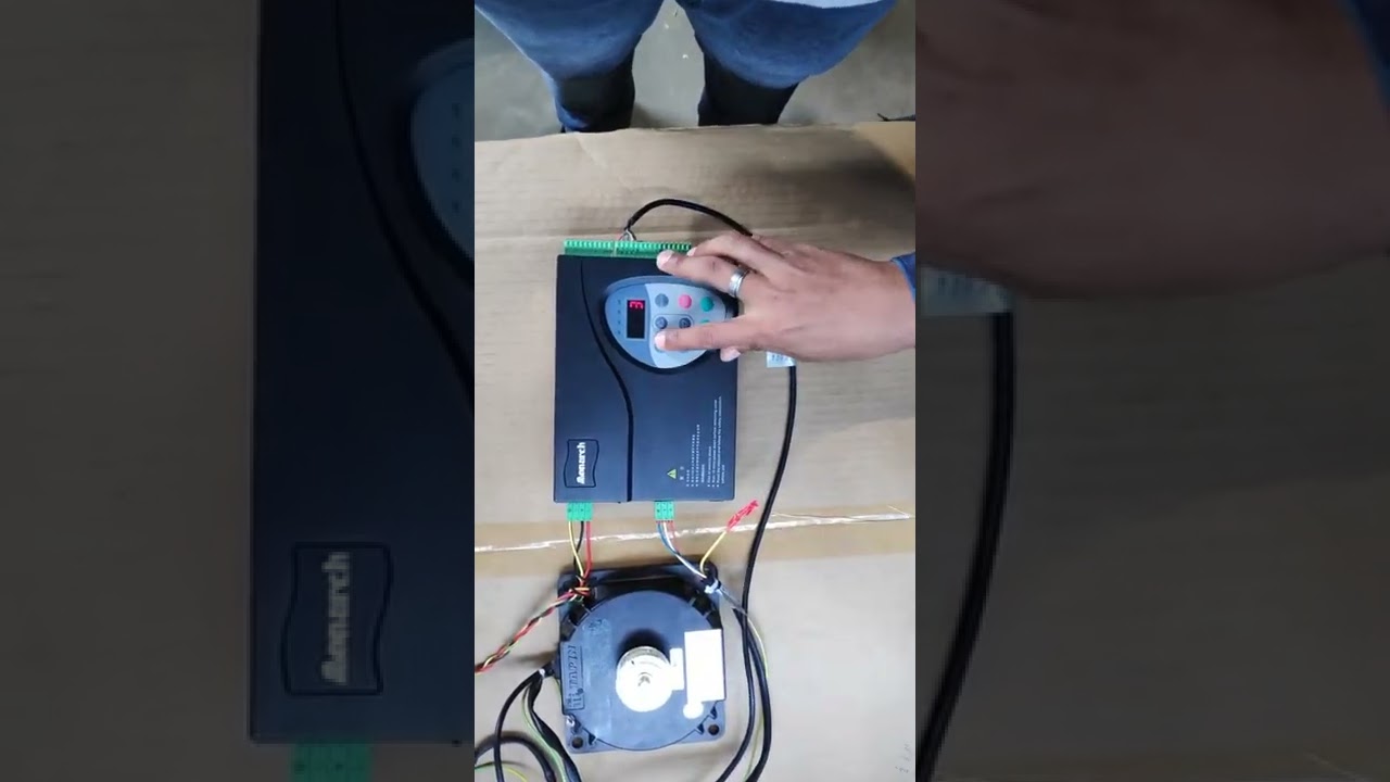Monarch Door Drive start up with pm motor