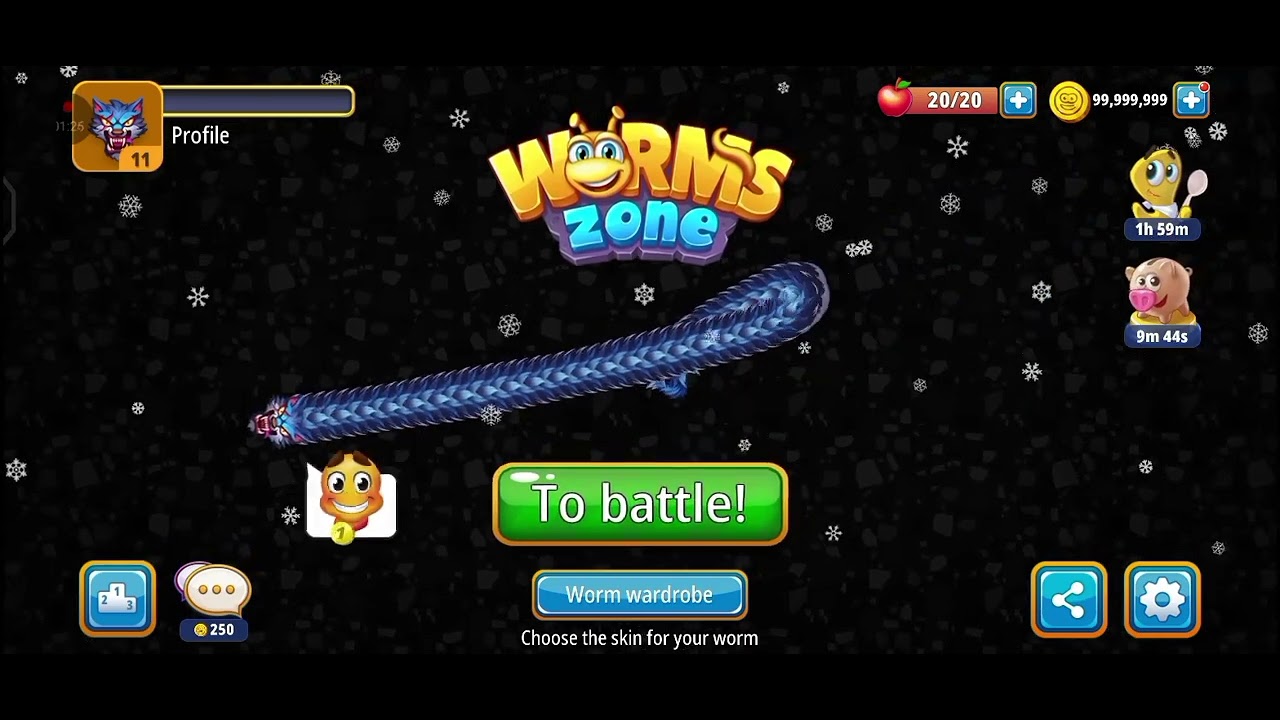 Worms Zone io Biggest Snake New Record 2025| Saamp Wala Game oggy jack #saamp#Ravindrasgaming