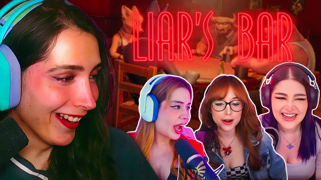 REGRESARON A JUGAR COMO LOCAS! 😵‍💫🤣| NEZUMI juega LIAR'S BAR con MOLLY, CAPRI Y PATTY