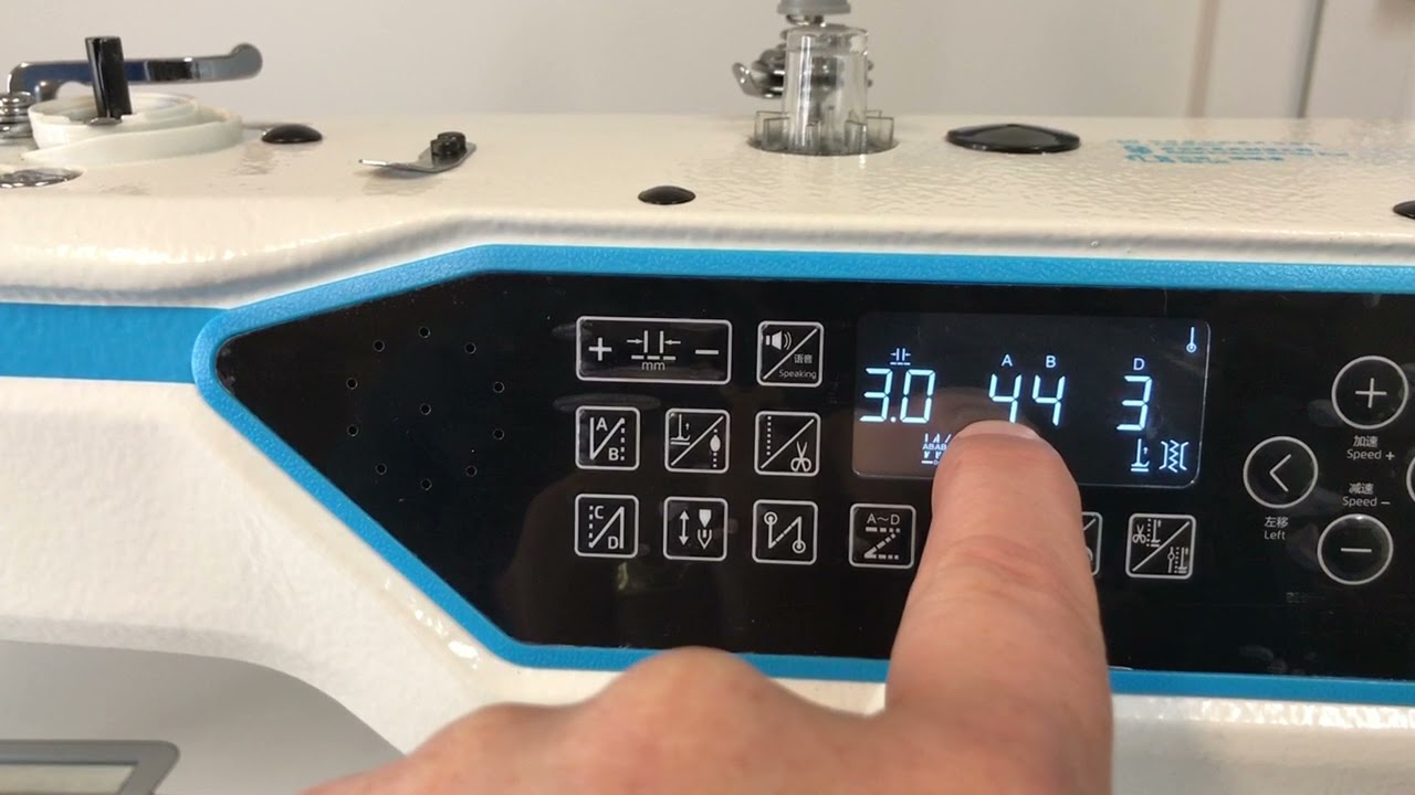 How to use bar tack function on JACK industrial sewing machines