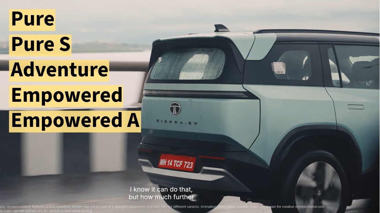 New Tata Sierra EV launched | All Variant Detailed Specification