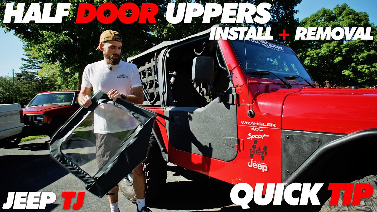 Half Door Upper Window Install + Removal | Quick Tip Jeep TJ