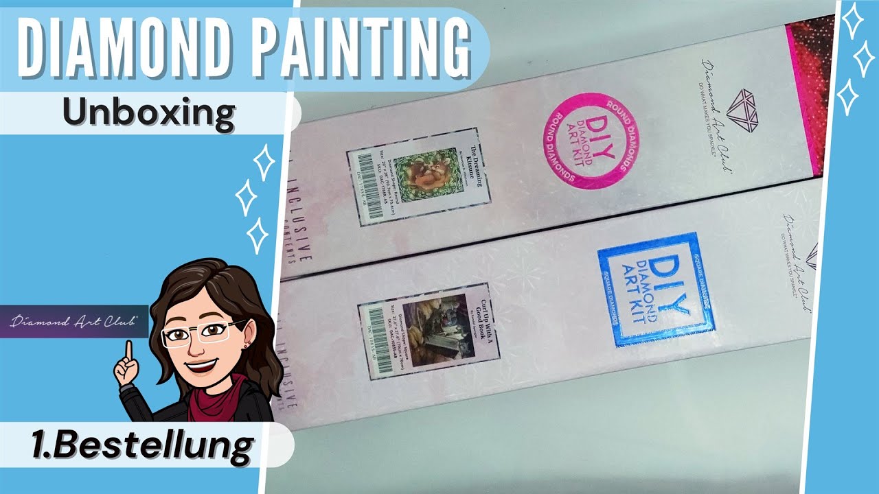 [Unboxing] 💎Diamond Art Club💎1. Bestellung💎Diamond Painting 💎 Randal Spanger & Heather R. Hitchman