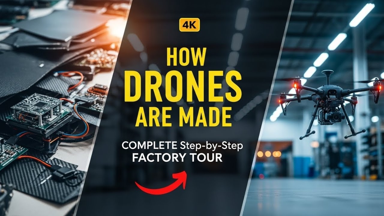 Inside a Drone Factory: Full Manufacturing Process Explained (Step-by-Step)
