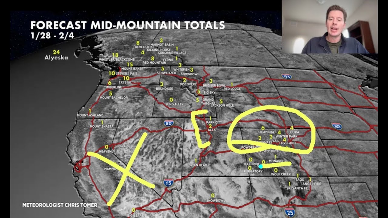 Mountain Weather Update 1/28, Meteorologist Chris Tomer